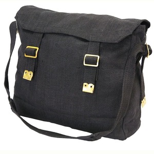Biker Motorcycle Messenger Web Black Shoulder Bag Haversack Large