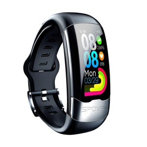 ECG PPG Smart Sports Fitness Activity Tracker Watch Pedometer With Blood Pressure Blood Oxygen Body Temperature Heart Rate Sleep Monitoring Tracker Band Bracelet