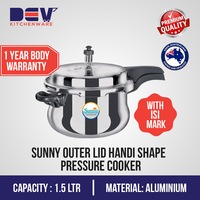 Healthy Choice Large 300W 8L Non Stick Slow Cooker W/Ceramic Bowl/Pot/Glass Lid Stainless Steel Whistle