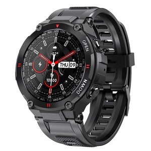 Rugged Outdoor Waterproof Bluetooth Smart Watch Fitness Activity Tracker Pedometer With Heart Rate Monitor