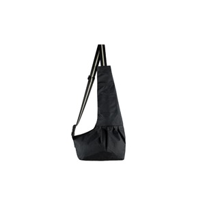 Pet Dog Puppy Cat Carrier Bag Oxford Cloth Sling - Plain Black - Large