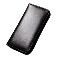 Large Capacity Credit Card Wallet - Leather Secure RFID Wallet for Women 36 Slots- Black