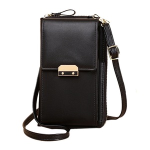 Crossbody Bag Cell Phone Purse Wallet with Credit Card Slots for Women- Black