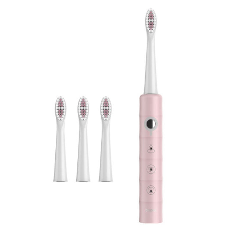 Electric Toothbrush Powerful Sonic Cleaning, Ultra Whitening Toothbrush - Pink