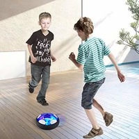 LED Floating Soccer Ball - Great Fun to play Indoors on a Rainy Day - Has a Foam Bumper to prevent Damage