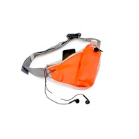 Sports Belt Fanny Pack for Women Men, Water Resistant Crossbody Waist Bag Pack with Multi-Pockets Adjustable Strap, Light Blue