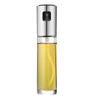 Oil Sprayer for Cooking, Olive Oil Sprayer Mister, Spray Bottle for Salad, BBQ, Kitchen Baking, Roasting - Silver