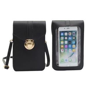 PU Leather RFID Blocking Crossbody Cell Phone Bag for Women Wallet Purse with Touchscreen
