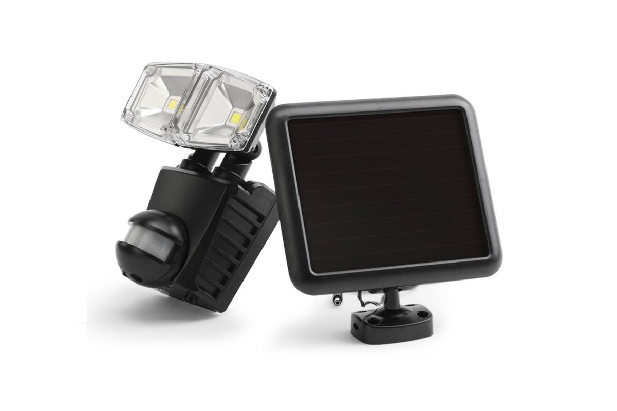 Solar Powered Motion Sensor Dual LED Flood Light 3000mAh Unbranded Australia