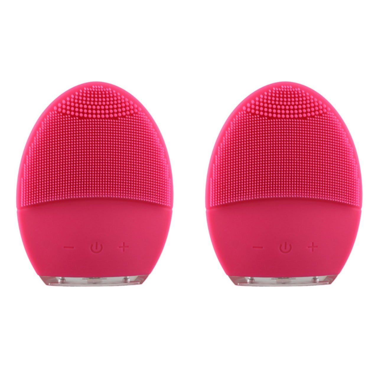Sonic Facial Cleansing Brush Gentle Exfoliating - 2packs - Red
