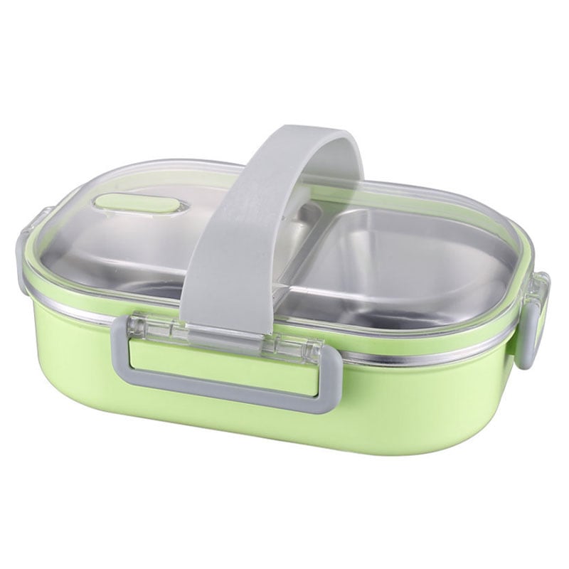 Buy Divided Stainless Steel Lunch Box - Eco-Friendly, Dishwasher Safe ...