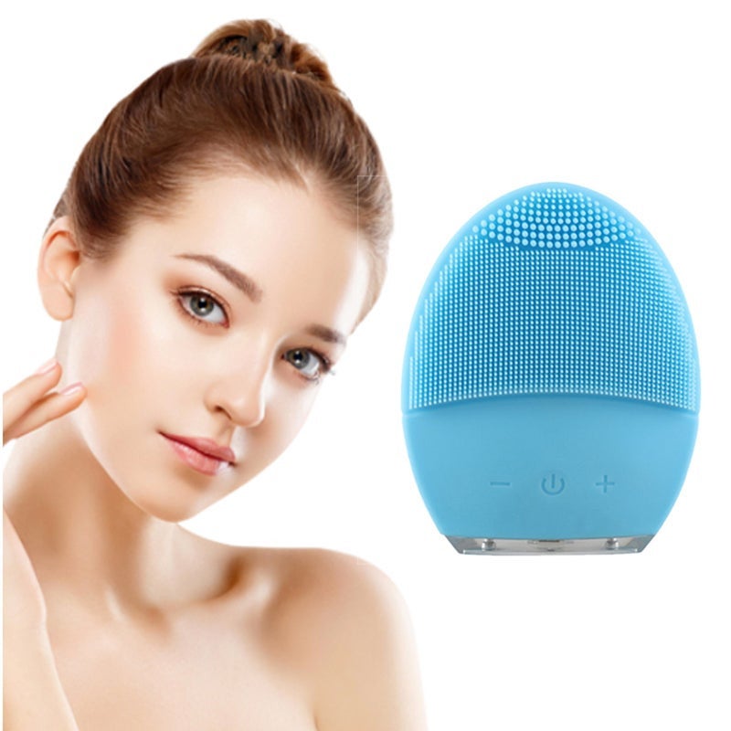 Ultra Clean Sonic Facial Cleansing Brush - Red