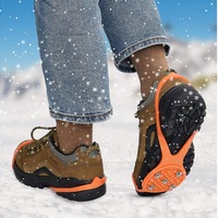 Universal Non Slip Gripper Spikes - Orange - two pairs