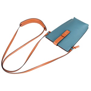 Women Genuine Leather Sling Bag - Blue