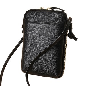 Small Crossbody Cell Phone Purse for Women, Mini Messenger Shoulder Handbag Wallet with Credit Card Slots - Black