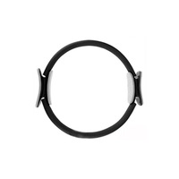 Pilates Ring - Superior Unbreakable Fitness Magic Circle for Toning Thighs, Abs and Legs- Black