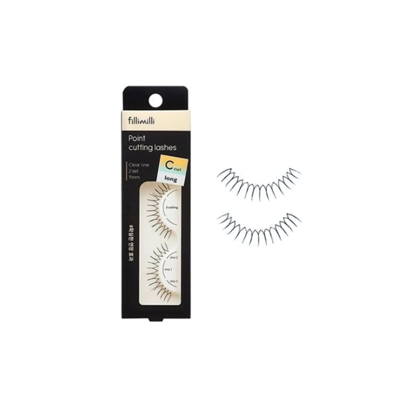 Point Cutting Eyelash 01 Super Long 11mm