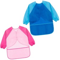 Waterproof Art Smock, Children Painting Smock, Kids Art Apron Long Sleeve for Toddler for Cooking, Baking