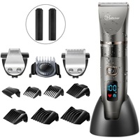 Hatteker Mens Beard Cordless Hair Trimmer Clipper Detail Grooming Kit 69031