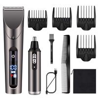 Hatteker Mens Cordless Hair Beard Nose Waterproof Detailing & Grooming Trimmer RFC-69102