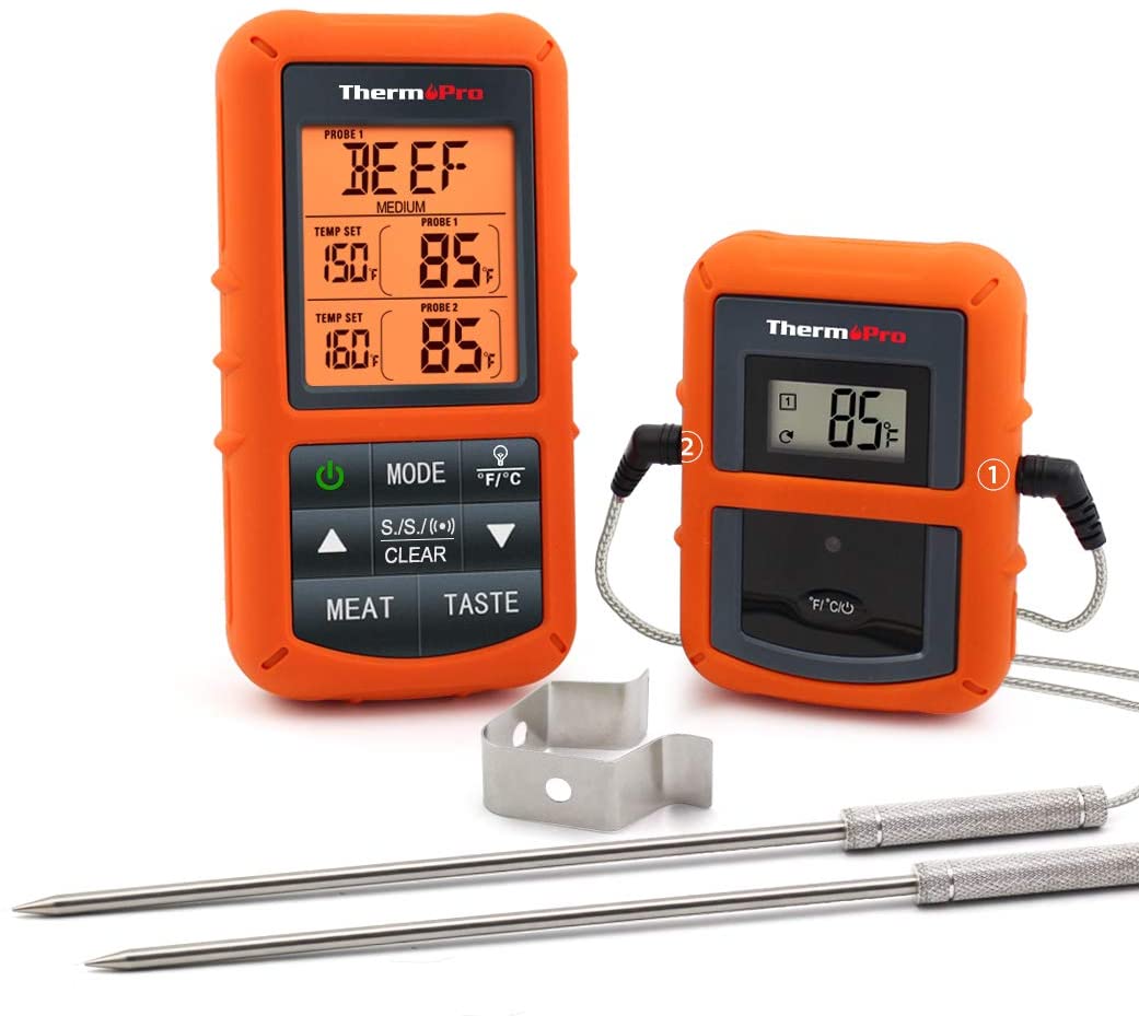 ThermoPro TP20 Wireless Remote Digital Food Thermometer with Dual Probe