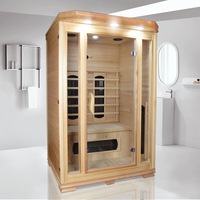 'SmartMak' Far Infrared Sauna 2 Person Ceramic Heaters, USB Bluetooth