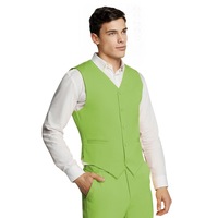 Microfiber Green Waistcoat