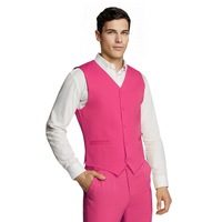 Microfiber Pink Waistcoat
