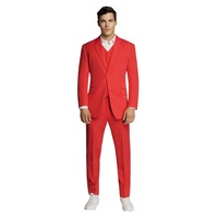 Microfiber Red Suit