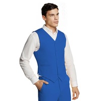 Microfiber Royal Blue Waistcoat