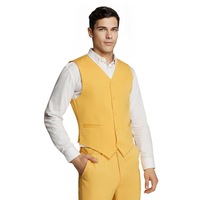 Microfiber Yellow Waistcoat