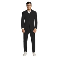 Microfiber Black Suit