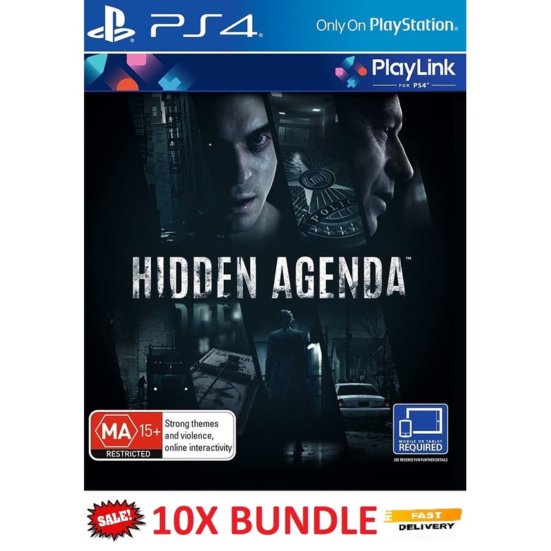 Buy 10X Sony Hidden Agenda Playstation 4 PS4 Playlink (BUNDLE SALE ...