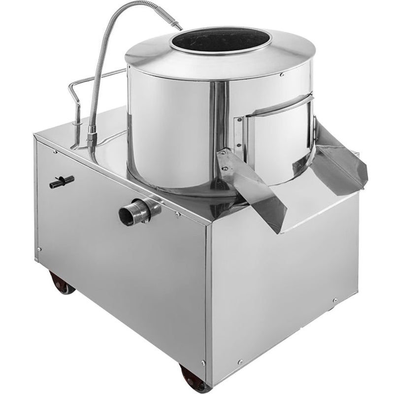 Commercial Potato Peeler Machine, SS Body, 20 kg, Without Motor