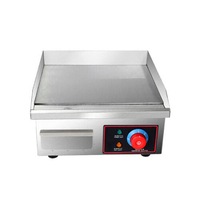 Commercial Single Small Electric Griddle Barbeque Plate Fast Heating 818B