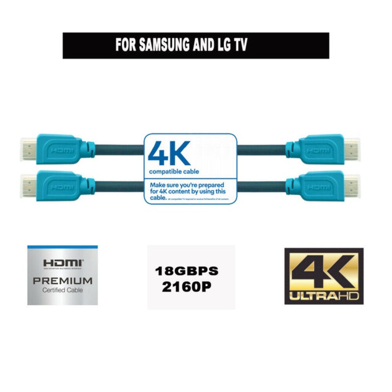 Buy Genuine Foxtel High Speed 4K HDMI Cable With UltraHD 2160P