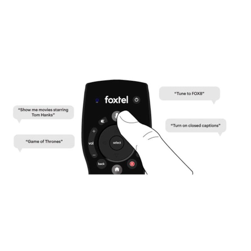 Buy Genuine Foxtel IQ5 / IQ4 / IQ3 Voice Bluetooth Remote Control With ...