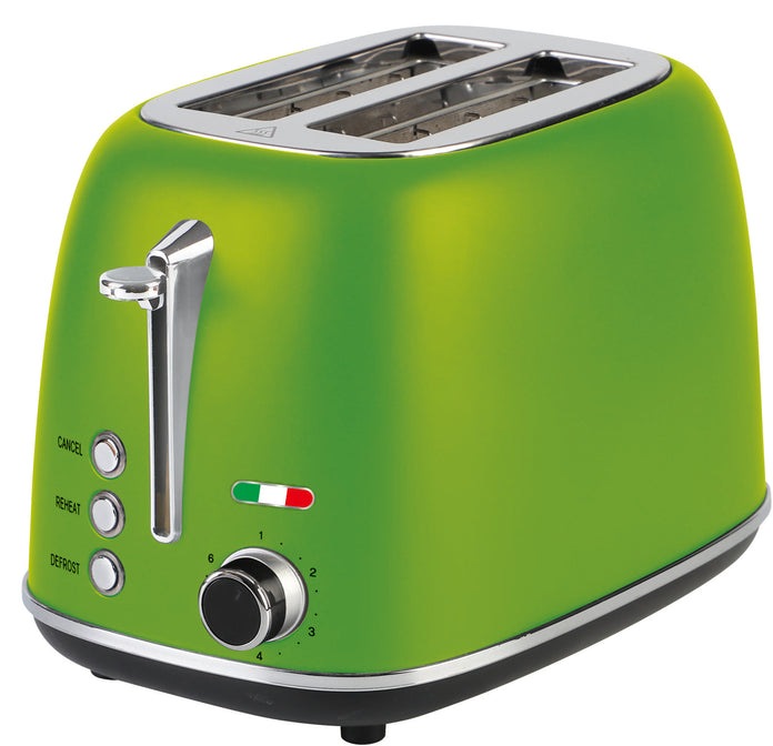 Buy Vintage Electric Kettle and 2 Slice Toaster SET Combo Deal Stainless Steel Lime Green MyDeal