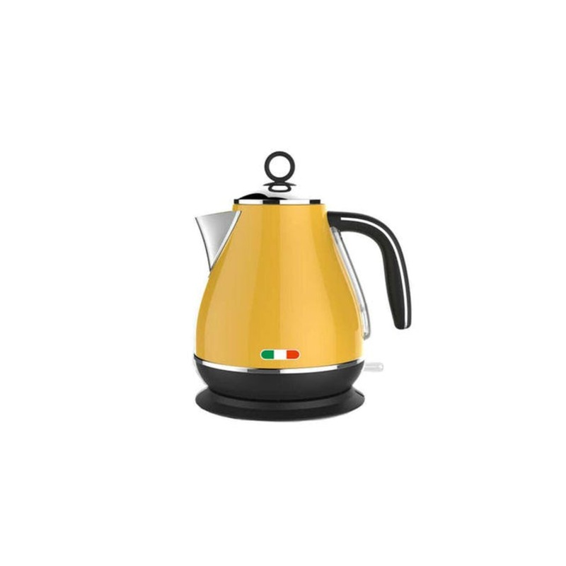 Buy Vintage Electric Kettle and Toaster Combo Yellow Stainless Steel MyDeal