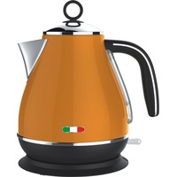 Vintage Electric Kettle Mango Orange 1.7L Stainless Steel AutoOFF 2200W