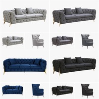 GRAND Tufted Range Lounge Set - 4 Colours Available