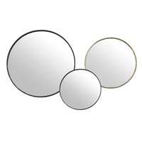 CLEARANCE - Metal Round Mirrors Range - 3 Sizes Available (Suitable for Bathrooms)