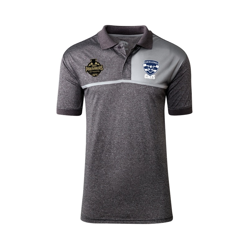 Buy AFL 2022 Premiers Polo Shirt Geelong Cats Adult Premiership