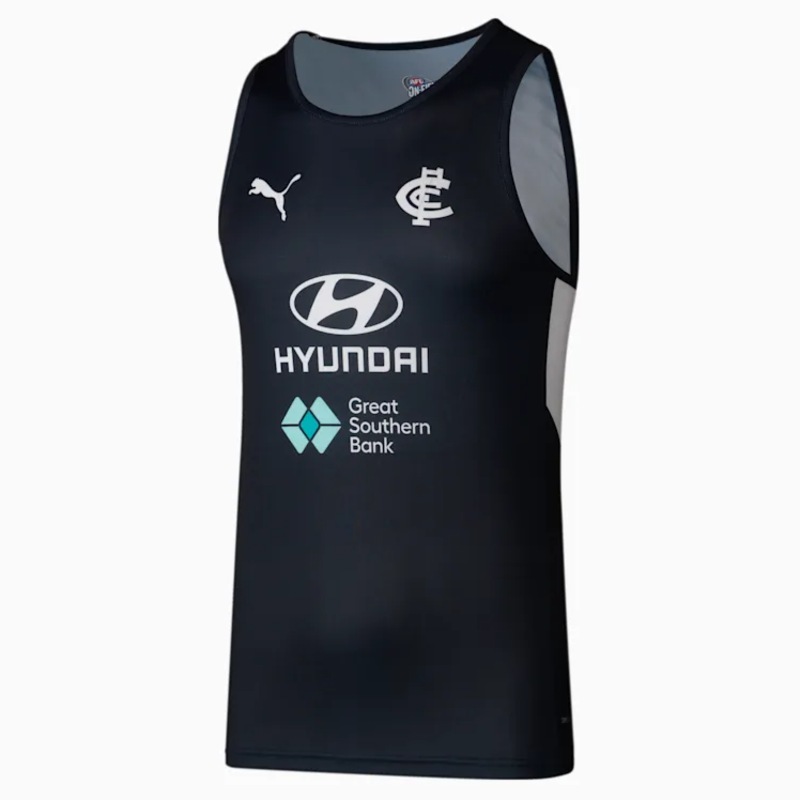 Buy AFL 2023 Training Singlet Carlton Blues Mens PUMA MyDeal