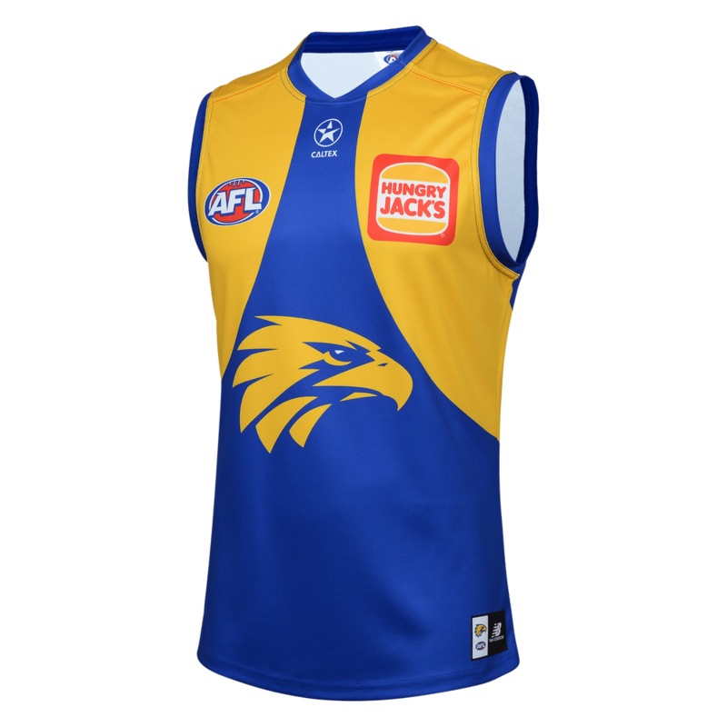 Buy AFL 2024 Home Guernsey - West Coast Eagles - Youth - Kids - MyDeal