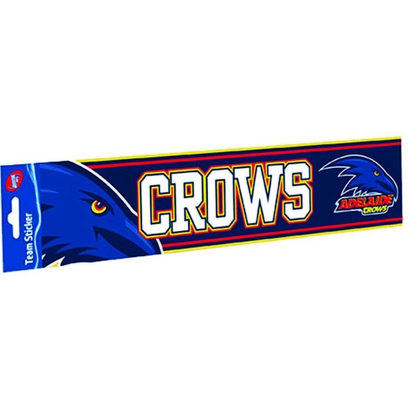 Buy AFL Bumper Sticker Adelaide Crows Car Decal 300mm x 75mm MyDeal
