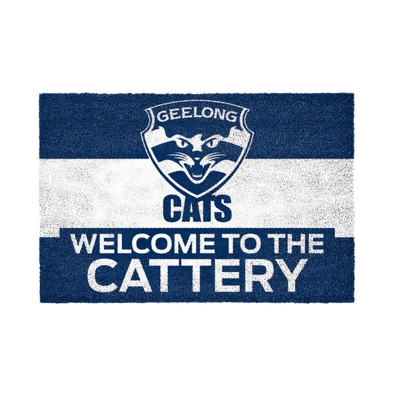 Buy AFL Front Back Door Entry Mat Geelong Cats 61cm x 41cm