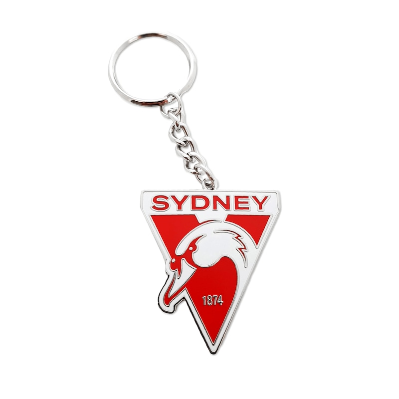 Buy AFL Logo Metal Key Ring - Sydney Swans - Keyring - Aussie Rules ...