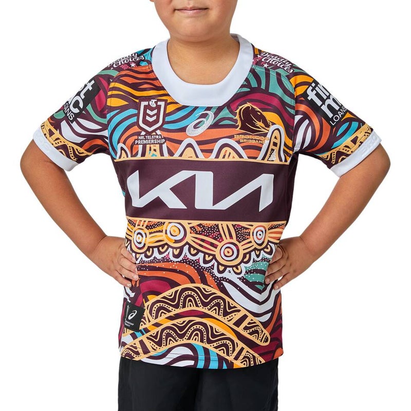 Unisex BRISBANE BRONCOS REPLICA AWAY JERSEY YOUTH