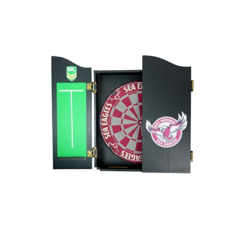 Buy NRL And Dart Board Set Manly Sea Eagles Dartboard MyDeal
